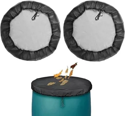 Image de Filet pour citerne d'eau de pluie – Protection pour réservoir d'eau – 2 pièces