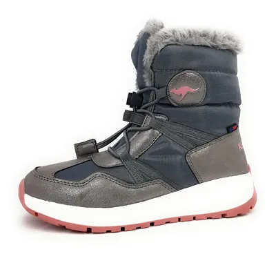 Produktbild von KangaRoos Kinderschuhe Mädchen Winterstiefel Stiefel Grau Freizeit, Schuhgröße:29 EU