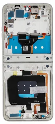 Imagen del producto de Pantalla plegable para Motorola Razr 70, panel AMOLED de 120Hz con marco, color blanco