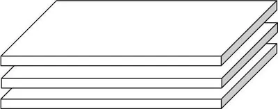 Produktbild von Einlegeböden 3er-Set PINAR 5850517