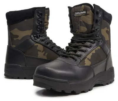Produktbild von Brandit 9 Eyelet Tactical Boots, Farbe: darkcamo, Größe: 41