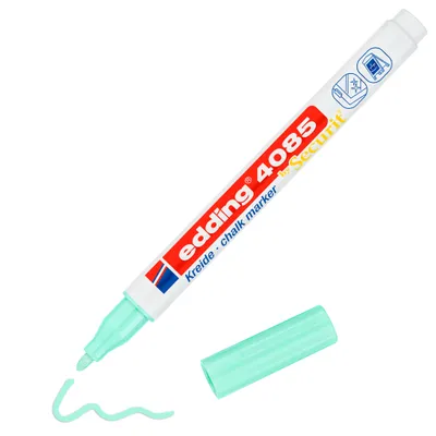 Produktbild von Edding Kreidemarker 4085, Grün, Pastell, Bullet, 1 Stück(e)