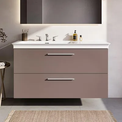 Produktbild von Ideal Standard i.life B Waschtischunterschrank 120 cm mit 2 Auszügen, asymmetrisch links
