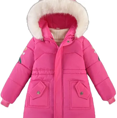 Productafbeelding van Currero Winterjas Meisjes Rode Roos 5-6Y