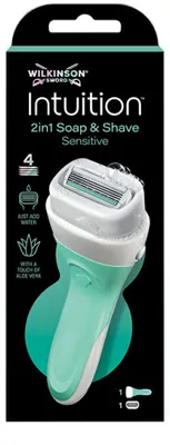Image de Rasoirs Sword Intuition Sensitive à lames interchangeables, lot de 4