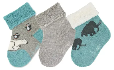 Produktbild von Sterntaler Baby-Söckchen 3er-Pack Eisbär