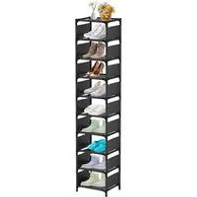 Produktbild von Famanu Schuhregal 10 Ebenen - Schwarz - Platzsparend