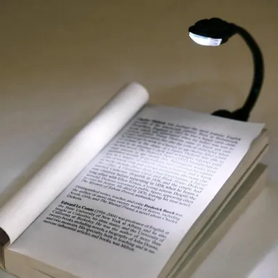 Immagine prodotto di CHPN - Lampada da lettura - Lampada per libri - Lampada con morsetto - Lampada per libri - Lampada da lettura con morsetto - Illuminazione a LED - Nero - Con morsetto