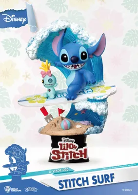 Produktbild von Disney Summer Series D-Stage PVC Diorama Surfer Stitch 15 cm