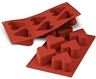 Produktbild von Silikon-Herz-Backform