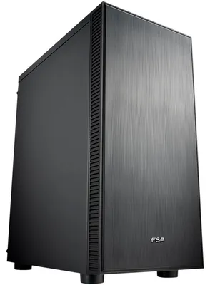 Obrázok produktu pre FSP CMT223S, Midi Tower, PC, Čierna, ATX, micro ATX, Mini-ITX, Plast, SPCC, 16 cm