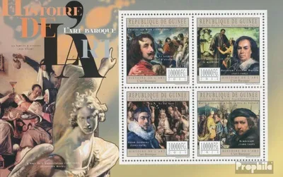 Produktbild von Briefmarken Guinea 2011 Mi 8798-8801 Kleinbogen (kompl. Ausgabe) postfrisch Barocke Kunst
