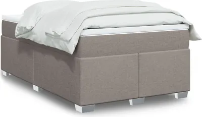 Produktbild von Boxspringbett mit Matratze Taupe 120x190 cm Stoff, Klassische Betten 2024 Neu DesignMöbel