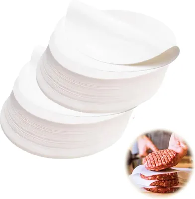 Produktbild von 1000 runde Backpapierbögen 11 cm für Steakpresse Ø 11 cm, Backpapier 11 cm (1000 Blatt, 11 cm)