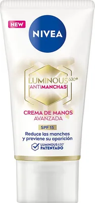 Produktbild von Nivea Luminous 630 Antimanchas Hand Cream Spf15 50ml