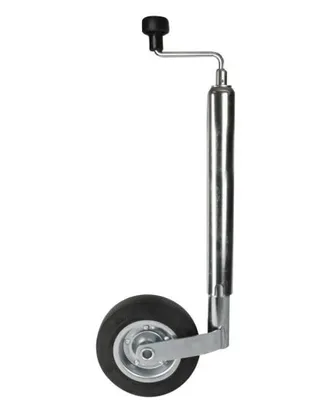 Produktbild von LAS Stützrad mit Kurbel und vollgumiertem Rad mit 200 x 50 mm
