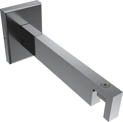 Produktbild von Interdeco Träger mit Abstand 13,5 cm / Wandhalterung für Gardinenstangen 14 x 35 mm, 1-läufig Chrom, Typ Smartline