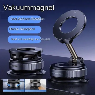 Produktbild von Handyhalterung Auto Saugnapf Magnetisch 360 Grad