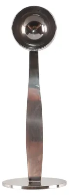 2-in-1 Kaffeelöffel und Tamper aus Edelstahl, 14,4 cm