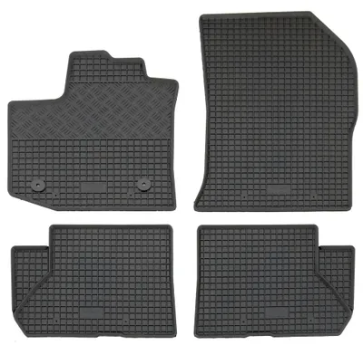 Rigum Gummi Fußmatten Set für Dacia Lodgy, Mod. Bj. 2012-, 4-teilig, schwarz
