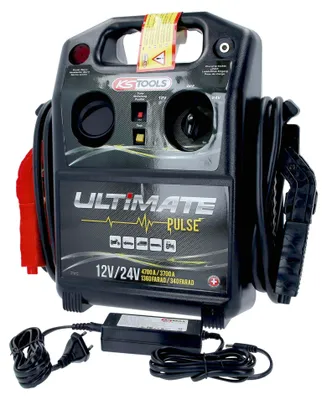 Produktbild von KS TOOLS 12 V / 24 V Kondensator-Booster - mobiles Starthilfegerät 4700 A / 3700A ( 550.1850 )