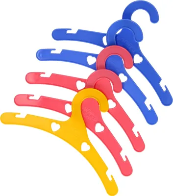 Image de Cintre de poupée coloré 5 pcs.