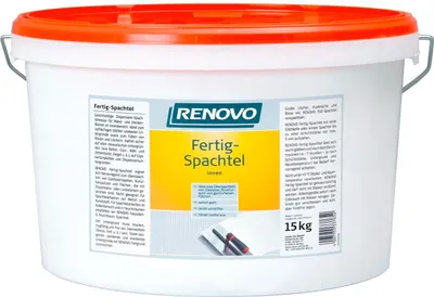 Produktbild von 15kg RENOVO Fertigspachtel Feinspachtel Weiß