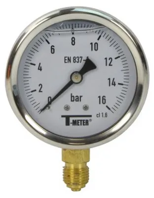 Image de Manomètre 0 à 16 Bars Raccord 1/2" - D-Work