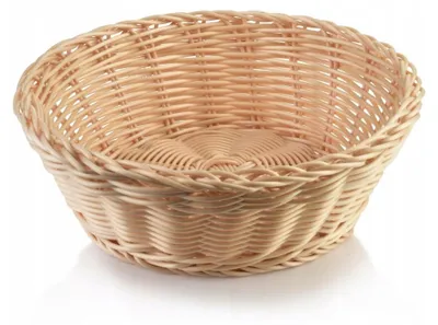 Produktbild von Mondex Runder Brotkorb Polyrattan Beige 20 cm