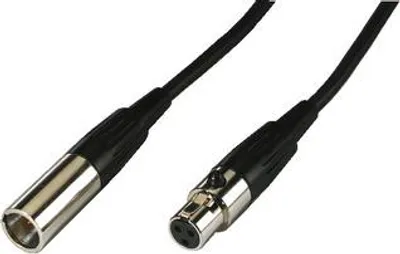 Zdjęcie produktu dla Monacor MCM-500/SW, XLR (3-pin), Męska, XLR (3-pin), Żeńska, 5 m, Czarny