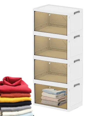 Imagen del producto de Cajas de almacenamiento apilables que ahorran espacio