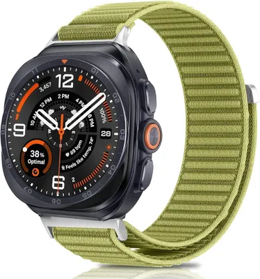 Produktbild von Nylon Armband 47 mm, kompatibel mit Samsung Galaxy Watch Ultra 2/1, für den Alltag
