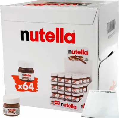 Produktbild von Nutella Mini VPE (64x25g Glas) + usy Block