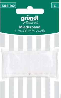 Produktbild von Gründl Elastisches Miederband, weiß