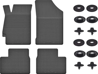 Produktbild von Gummimatten Mit Stoppern Für: Kia Stonic (2017-) Schwarz Set