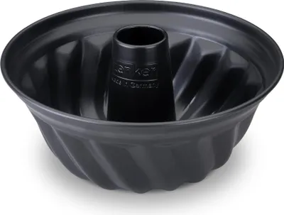 Produktbild von Zenker Gugelhupfform Perfect Black Ø 22 cm  Hochwertige Kuchenform aus Stahlblech, 2150 ml Volumen