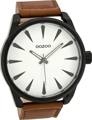 Produktbild von Oozoo Leder Herren Uhr C8226 Analog Quarzuhr Armband braun Timepieces D2UOC8226