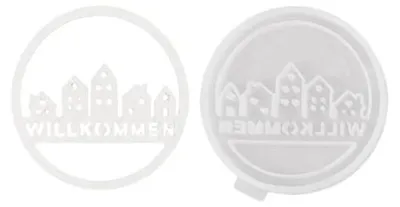 Produktbild von Siliconen Gießform - Deutsche Willkommensschrift – 260801YYXLMJ