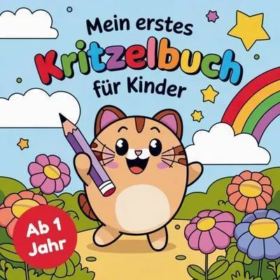 Produktbild von Kritzelbuch für Kinder ab 1 Jahr