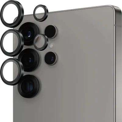 Produktbild von PanzerGlass Hoops Black  Lens Protector Samsung  S25 Ultra