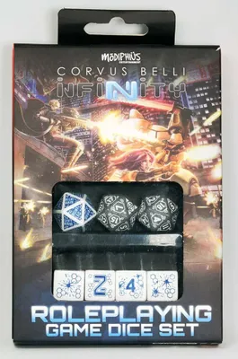 Produktbild von Infinity RPG Mercenary Dice Set - Würfel for das Tabletop-Rollenspiel - ENG Edition