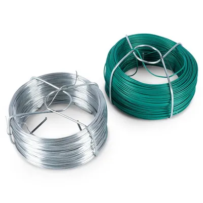 Immagine prodotto di Due fili da giardino, 50 m - metallo e plastica verde