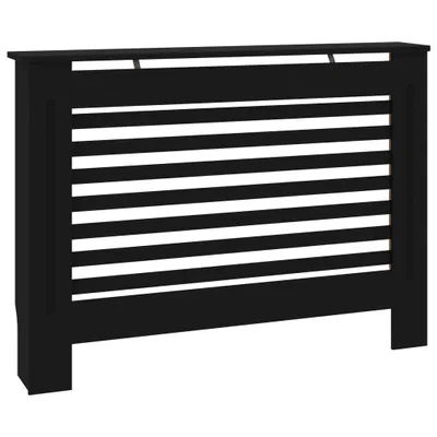 Immagine prodotto di vidaXL Rivestimento per radiatori nero 112x19x81,5 cm MDF