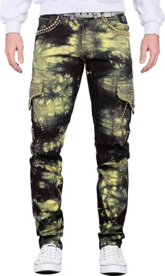 Produktbild von Cipo & Baxx Herren Jeans CD677 Gelb W38/L32