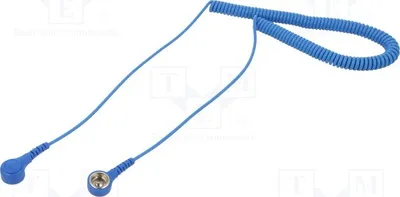 Image de 1 câble de terre, résistance de 1 MΩ, longueur 3,05 m, référence 067-0016 - Accessoire