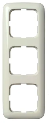 Imagen del producto de Marcos Busch-Jaeger, para 3 interruptores, línea Reflex SI, color blanco alpino, 1 unidad.