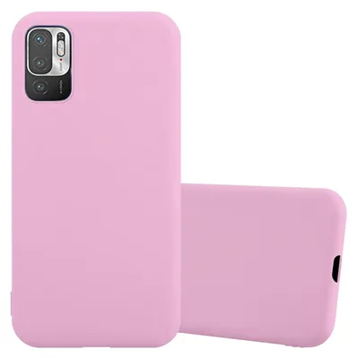 A pink phone case is shown from two angles against a white background.