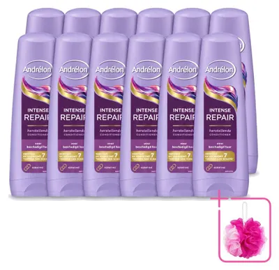 Image de 12 x Après-shampooing réparateur intense Andrélon - 200 ml - Lot de 12