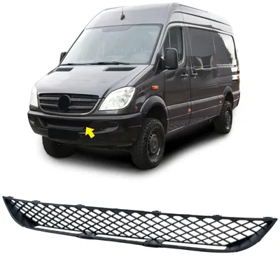 Für Mercedes Sprinter W906 2006-2013 Gitter Abdeckung Mitte Stoßstange in der Farbe von Carparts-Online GmbH