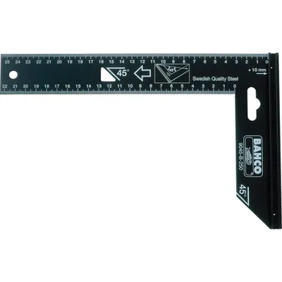 Obrázok produktu pre Bahco 9045-B-300 Presný oceľový uholník 300 mm (9045-B-300)